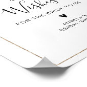 Eukalyptus-Grünschild Poster (Ecke)