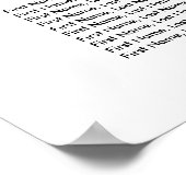 Eukalyptus-Grünschrift Poster (Ecke)