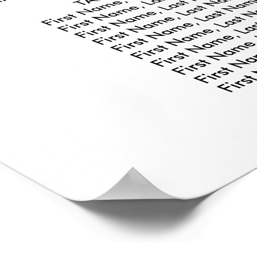 Eukalyptus-Grünschrift Poster (Ecke)