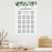 Eukalyptus-Grünschrift Poster (Küche)