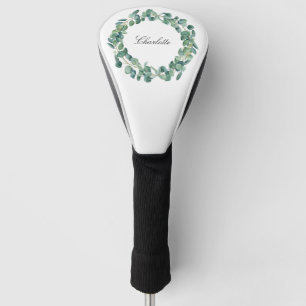 Eukalyptus-Grünschrift weiß Golf Headcover