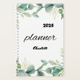 Eukalyptus-Grünwaldfarne 2025-Planer Planer