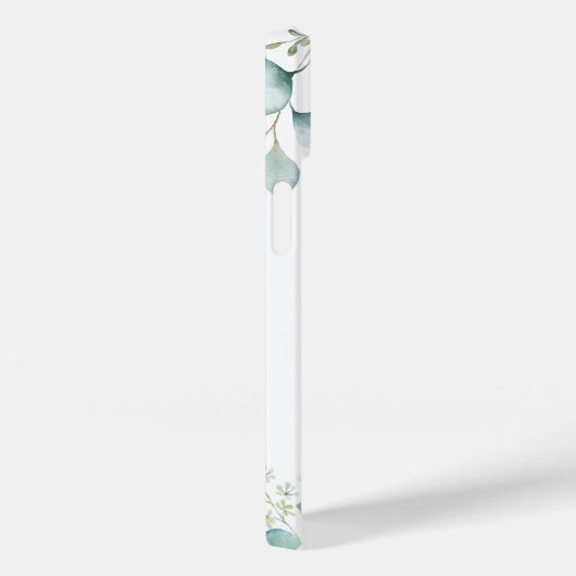 Eukalyptus-Grünwaldfarne Monogramm Case-Mate iPhone Hülle (Rückseite / Rechts)