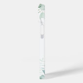 Eukalyptus-Grünwaldfarne Monogramm Case-Mate iPhone Hülle (Rückseite / Links)