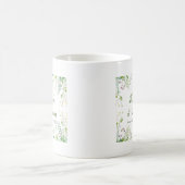 Eukalyptus Grünzeug Blätter Hochzeit Kaffeetasse (Mittel)