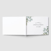 Eukalyptus-Grünzeug-Hochzeit Gästebuch (Voll)