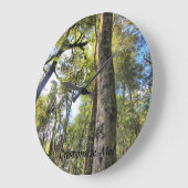 Eukalyptus Gum Trees Große Wanduhr (Winkel)