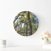 Eukalyptus Gum Trees Große Wanduhr (Zuhause)