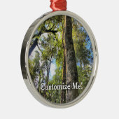Eukalyptus Gum Trees Silbernes Ornament (Rechts)