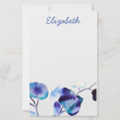 Eukalyptus Gum Verlasse Aquarellkunst Briefpapier (Vorderseite)