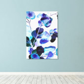 Eukalyptus Gum Verlasse Aquarellkunst Leinwanddruck (Insitu (Holzboden))