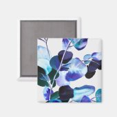 Eukalyptus Gum Verlasse Aquarellkunst Magnet (Vorderseite/Rückseite)