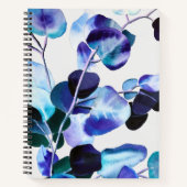 Eukalyptus Gum verlasse Aquarellkunst Notizblock (Vorderseite)