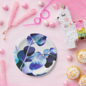 Eukalyptus Gum Verlasse Aquarellkunst Pappteller (Party)