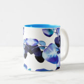 Eukalyptus Gum Verlasse Aquarellkunst Zweifarbige Tasse (VorderseiteRechts)