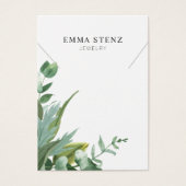 Eukalyptus-Halbblutanzeigekarte (Vorderseite)