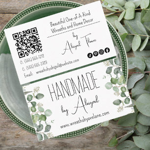 Eukalyptus Handmade Business Card Visitenkarte