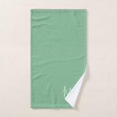 Eukalyptus-Handtuch-Set mit Monogramm Badhandtuch Set (Handtuch)