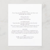 Eukalyptus-Haushalt - alle in einer Hochzeitseinla (Rückseite)