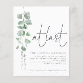 Eukalyptus-Haushalt bei letzter Einladung der Inte (Vorderseite)