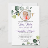 Eukalyptus Haushalt Foto Erste öffentliche Aufford Einladung (Vorderseite)