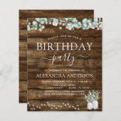 Eukalyptus Haushalt Rustikales Brautparty Lights (Vorne/Hinten)