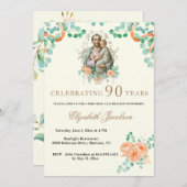 Eukalyptus-Heiligtum Rosary zum Geburtstag Einladung (Vorne/Hinten)