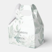 Eukalyptus, hell, Hochzeitskiste Geschenkschachtel (Vorderseite)