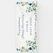 Eukalyptus Herzlichen Glückwunsch Party zum Jahres Banner