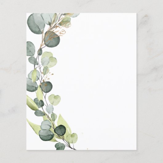 Eukalyptus-Hochzeit (Rückseite)