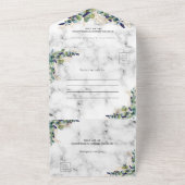 Eukalyptus-Hochzeit All In One Einladung (Außenbereich)