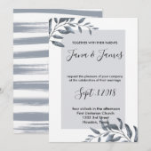 Eukalyptus-Hochzeit Einladung (Vorne/Hinten)
