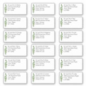 Eukalyptus-Hochzeit für einzelne Personen Aufkleber (Vorderseite)