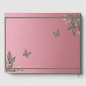 Eukalyptus-Hochzeit Gästebuch (Rückseite)