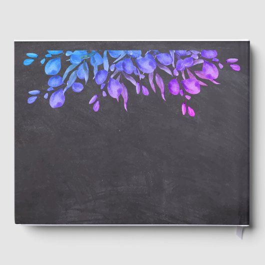 Eukalyptus-Hochzeit Gästebuch (Rückseite)