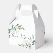 Eukalyptus-Hochzeit Geschenkschachtel (Rückseite)
