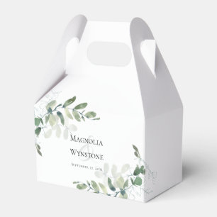 Eukalyptus-Hochzeit Geschenkschachtel