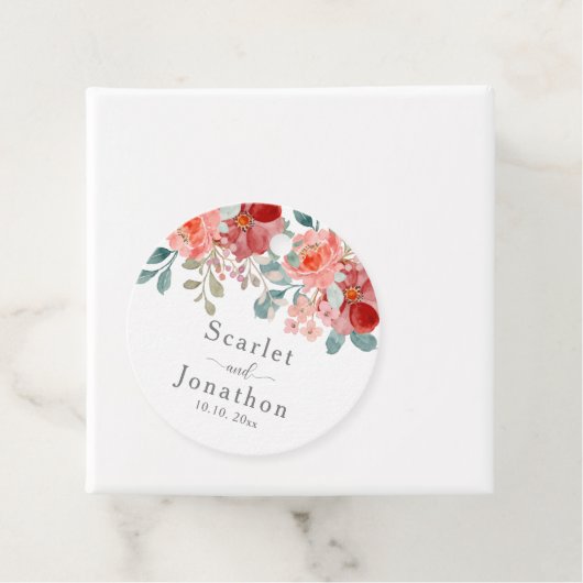 Eukalyptus-Hochzeit im Herbst Geschenkanhänger (Beispiel)