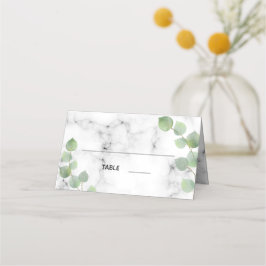 Eukalyptus-Hochzeit Platzkarte