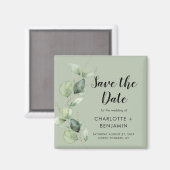 Eukalyptus-Hochzeit Vormerkung Magnet (Vorderseite/Rückseite)