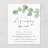 Eukalyptus-Hochzeitessen zum Geburtstag (Vorderseite)