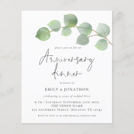 Eukalyptus-Hochzeitessen zum Geburtstag