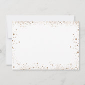 Eukalyptus-Hochzeitgold Save the Date (Rückseite)