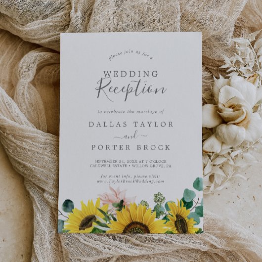 Eukalyptus-Hochzeitsempfang Einladung