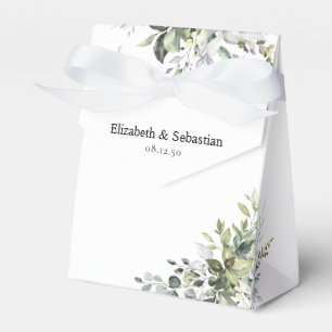 Eukalyptus-Hochzeitsgunst-Box Geschenkschachtel