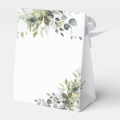 Eukalyptus-Hochzeitsgunst-Box Geschenkschachtel (Rückseite)