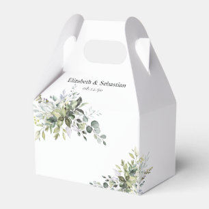 Eukalyptus-Hochzeitsgunstbox Geschenkschachtel