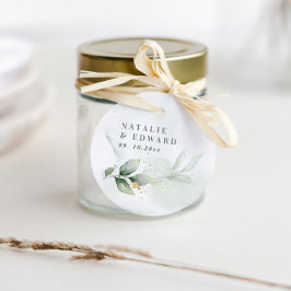 Eukalyptus-Hochzeitsstiftung Wasserfarbe Geschenkanhänger