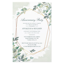 Eukalyptus Hochzeitstag Party Einladung