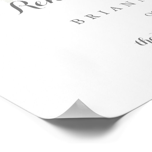 Eukalyptus Horizontal Probe - Empfang Poster (Ecke)